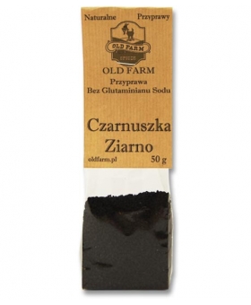 CZARNUSZKA ZIARNO 50 G SIEWNA, INDYJSKA, CZARNY KMINEK, ZIARNA CZARNUSZKI